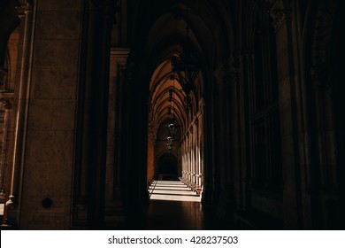 The corridor of hall