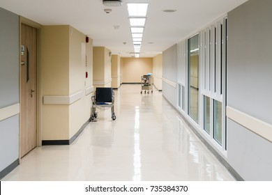 Corridor in the hospital.