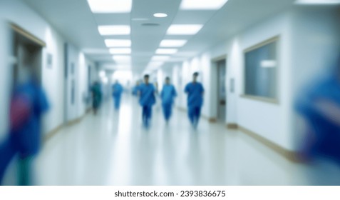 corridor in the hospital background interior - Powered by Shutterstock