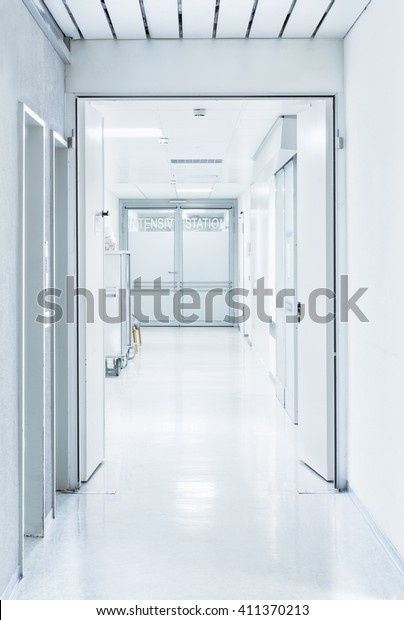 Corridor Open Door Intensive Care Hospital Stock Photo Edit Now