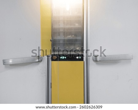 Corridor of technology hatching machine in hatchery farm industry.