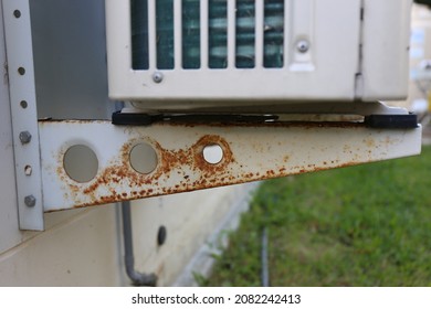 Corrosion On Steel Leg For Air Compressor