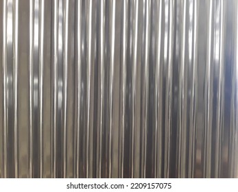 Corrugated Aluminum Zinc Sheet Background,