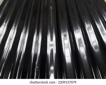 Corrugated Aluminum Zinc Sheet Background,