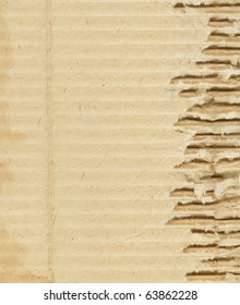 Corrugated Cardboard As Background