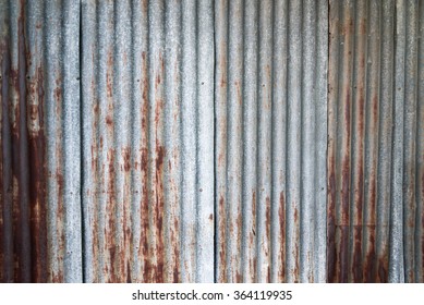 corrugated iron siding vintage background
