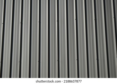 Corrugated Metal Sheet Texture Background Stock Photo 2188637877