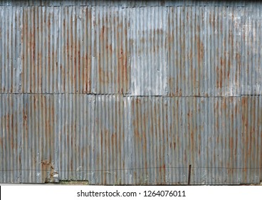 corrugated metal texture