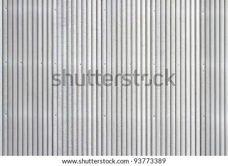 Corrugated metal texture surface