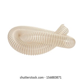 Corrugated Polyurethan Pipe Isolated On White Stock Photo 156883871 ...