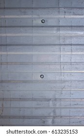 Corrugated sheet front view