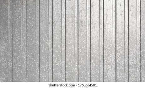 Corrugated sheet vertical metal texture background