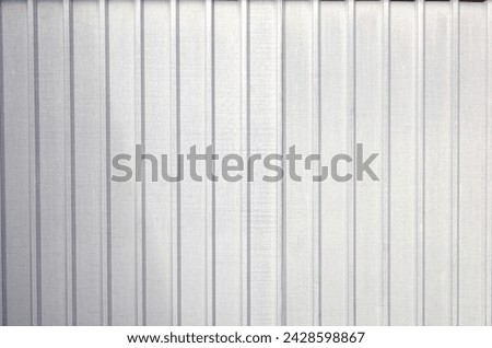 Corrugated steel fence. Corrugated metal texture surface or galvanize steel