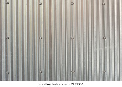 Corrugated Steel And Nut Pattern