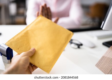 Corrupt African Man Hand Refusing Bribe. Stop Bribery - Shutterstock ID 2081844568