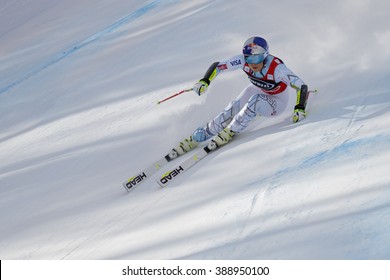 Cortina D'??Ampezzo, Italy 24 January 2016. VONN Lindsey (Usa) Competing In The Audi Fis Alpine Skiing World Cup Women'??s Super G On The Olympia Course In The Dolomite Mountain Range.