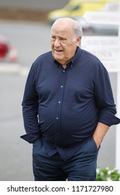 A CORUNA, SPAIN - JULY 21:Portrait Of Amancio Ortega , Founder Of Inditex  On July 21, 2018 In A Coruna, Spain