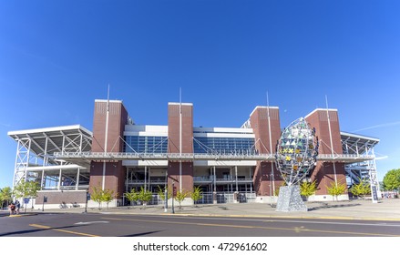 Corvallis, OR, USA - August 22, 2016: Oregon State University Reser Stadium Is Home To The PAC 12 Conference OSU Beavers Football Team.