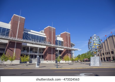 Corvallis, OR, USA - August 22, 2016: Oregon State University Reser Stadium Is Home To The PAC 12 Conference OSU Beavers Football Team.