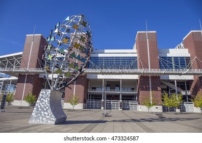 Corvallis, OR, USA - August 22, 2016: Oregon State University Reser Stadium Is Home To The PAC 12 Conference OSU Beavers Football Team.