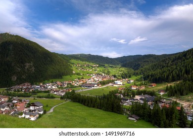 Corvara In Badia, Alta Badia, Dolomites, Italy In Summer