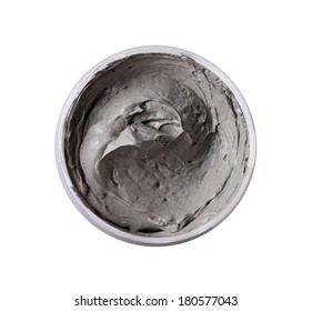 Cosmetic Clay Isolated On White