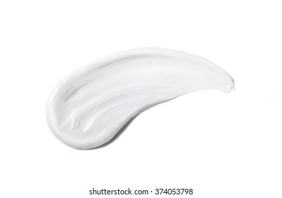 Cosmetic cream isolated on white  