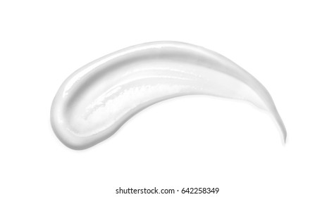 Cosmetic cream isolated on white 
