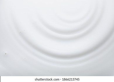 Cosmetic Cream Milk Texture White Colored Background