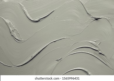 Cosmetic Gray Smudge Clay Background 