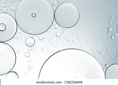 Cosmetic Liquid Or Water Serum On White Background