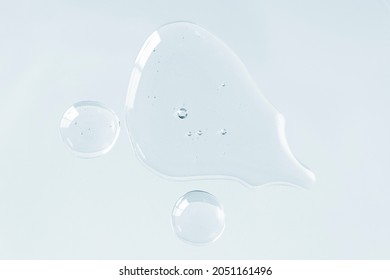 Cosmetic liquid or water serum on white background. skin care concept