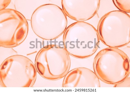 Cosmetic orange texture molecular ingredient moisturizer face skin care
