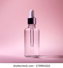 Cosmetic pipette with hyaluronic acid. Transparent gel with bubbles close-up. Gel cream or serum. A sample of a cosmetic product. Antibacterial gel. - Powered by Shutterstock