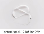 cosmetic sample cream texture closeup skin care concept