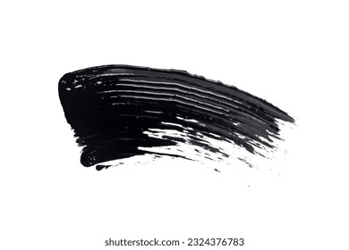 Sampler cosmético, frotis de rímel negro