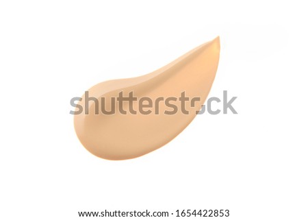cosmetic texture of  lightbrown color
