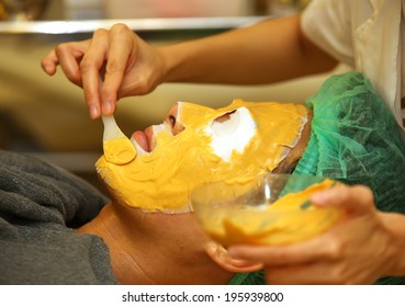 Download Yellow Clay Mask Images Stock Photos Vectors Shutterstock Yellowimages Mockups