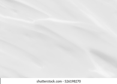 Cosmetics. Cream White Background Texture.