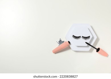 Сoncept Of Cosmetology Tools And Beauty Treatment, False Eyelashes