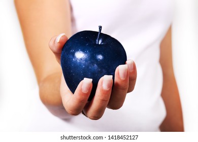 
Cosmic Apple Blue And White