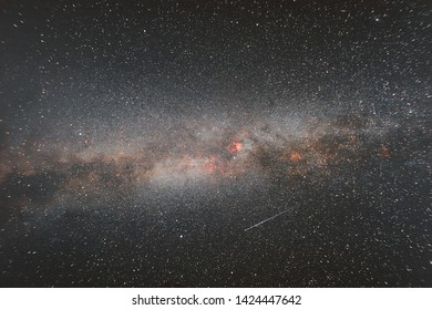 Cosmic background with stars and nebulae. Photo of the Milky Way. Cosmic light and cosmic dust. Photo space. - Shutterstock ID 1424447642