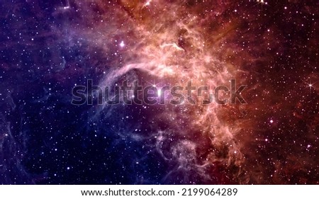Cosmic Tarantula  abstraction space background for design. Deep Space with Cosmic Clouds Stars and Planets background - panorama of dark outer space . Elements of this image furnished by NASA