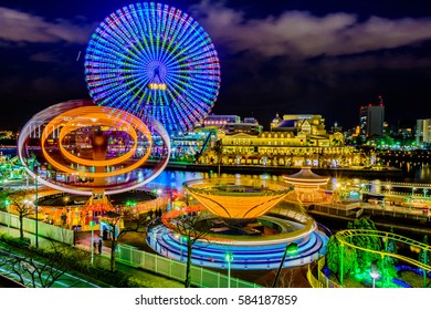 Cosmo World, Yokohama- Night View-2