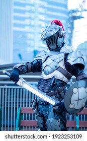 Cosplay Goblin Slayer At A Cosplay Event Held In Sunshine City Ikebukuro, Tokyo - Japan.