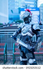 Cosplay Goblin Slayer At A Cosplay Event Held In Sunshine City Ikebukuro, Tokyo - Japan.