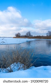 Cospudener Lake Near Leipzig In Winter