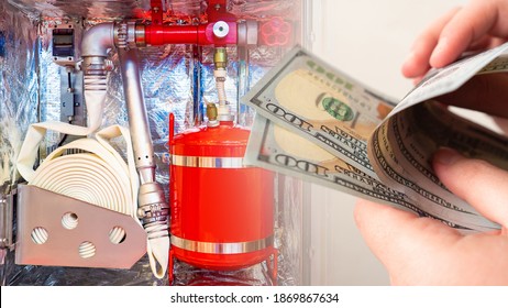 Cost Of The Company's Fire Protection System. Installation Of Fire Alarms And Extinguishers In The Room. Human Security. Inspection Of Fire Supervision.