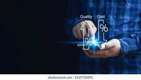 Cost and quality control, Control Quality and cost optimization for products or services to improve customer satisfaction,enhance company performance. Successful corporate strategy, quality control.