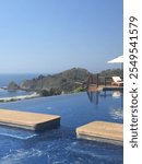 Cost Rica mountain summer infinity pool
